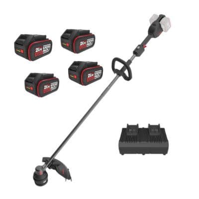 KRESS 20V / Grass trimmer KG154E.9 Bundle Kit (2 x 4Ah Batteries KAB04 & 4A Dual Charger KAC04) - Image 1
