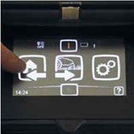 Wiper colour touchscreen