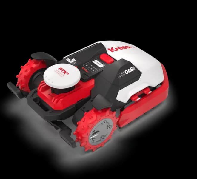 Kress EyePilot® RTKⁿ 1000 m² AI robotic lawn mower with Mono VSLAM Camera, ZeroTrim - Image 1