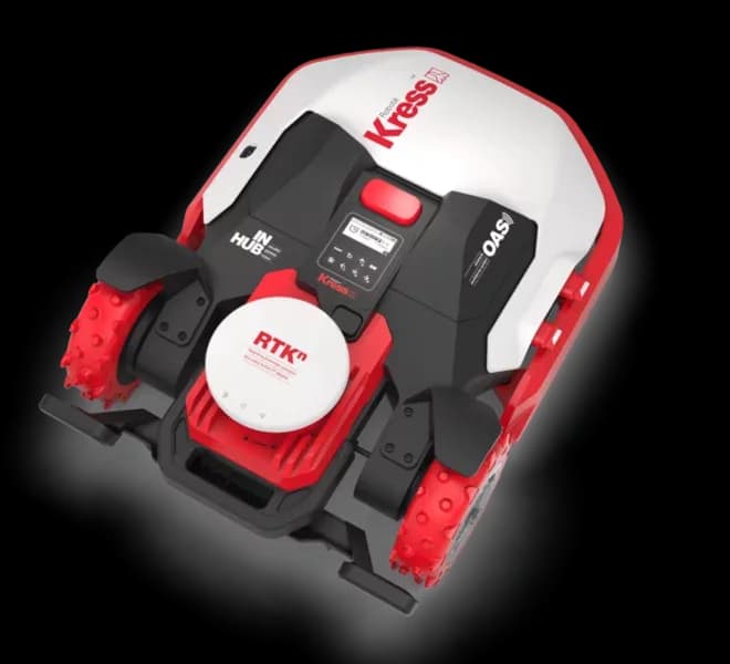 Kress EyePilot® RTKⁿ 500 m² AI robotic lawn mower with Mono VSLAM Camera - Image 1