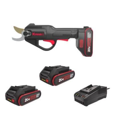 KRESS 20v 25mm Cordless Pruning Shears KG340.9 Bundle Kit (1 x 2Ah KAB02 Battery & 2A Charger KAC02) - Image 1
